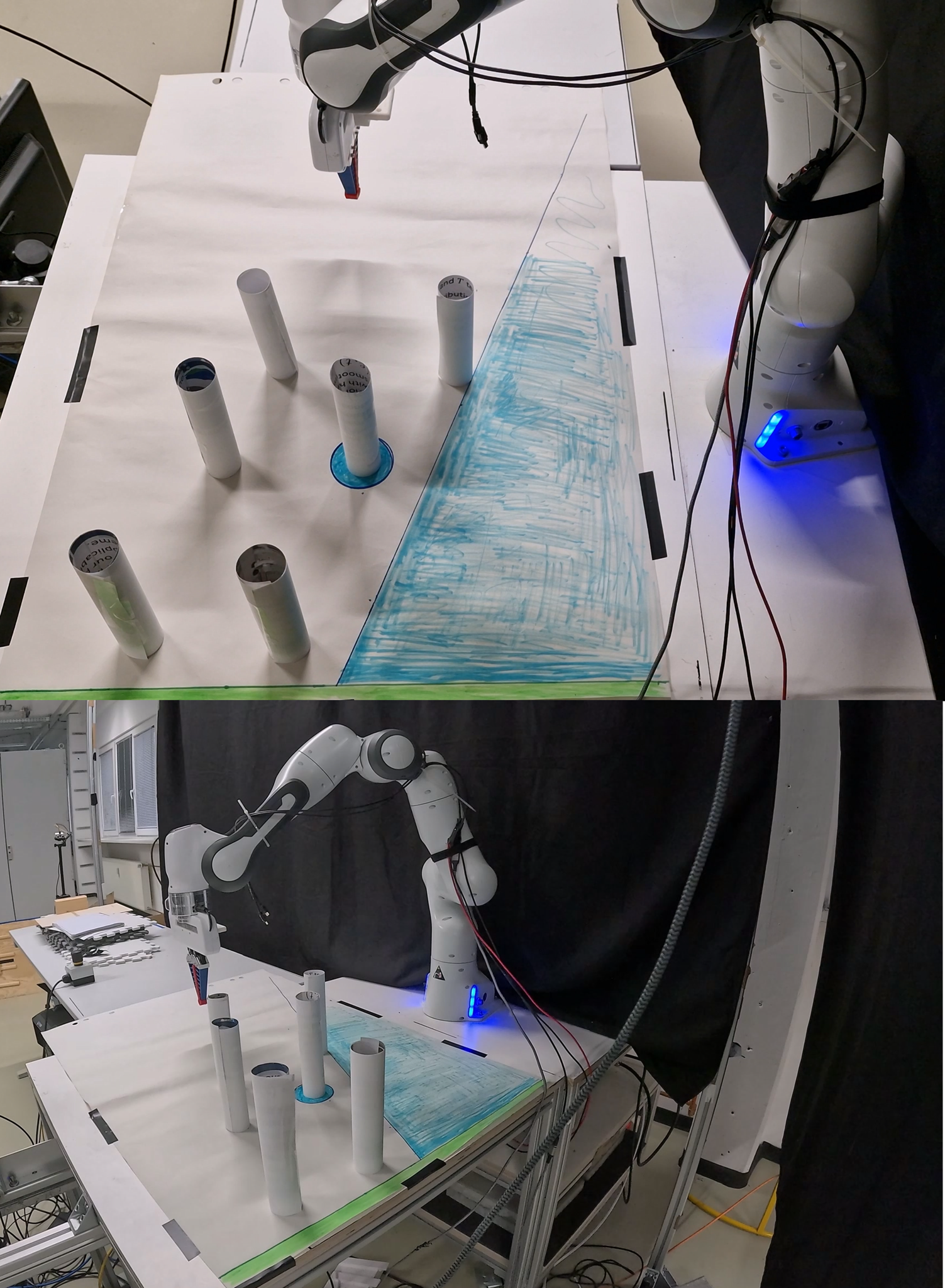Physical Franka Robot Experiment