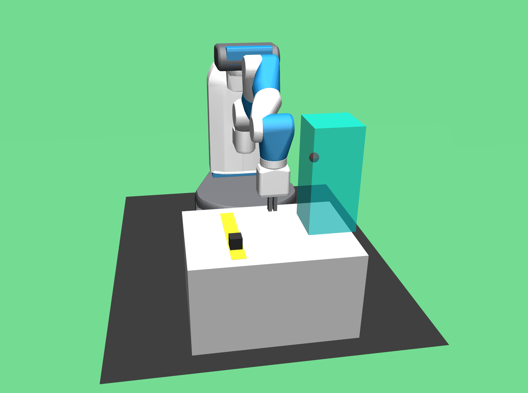 FetchPickAndPlace Environment Setup